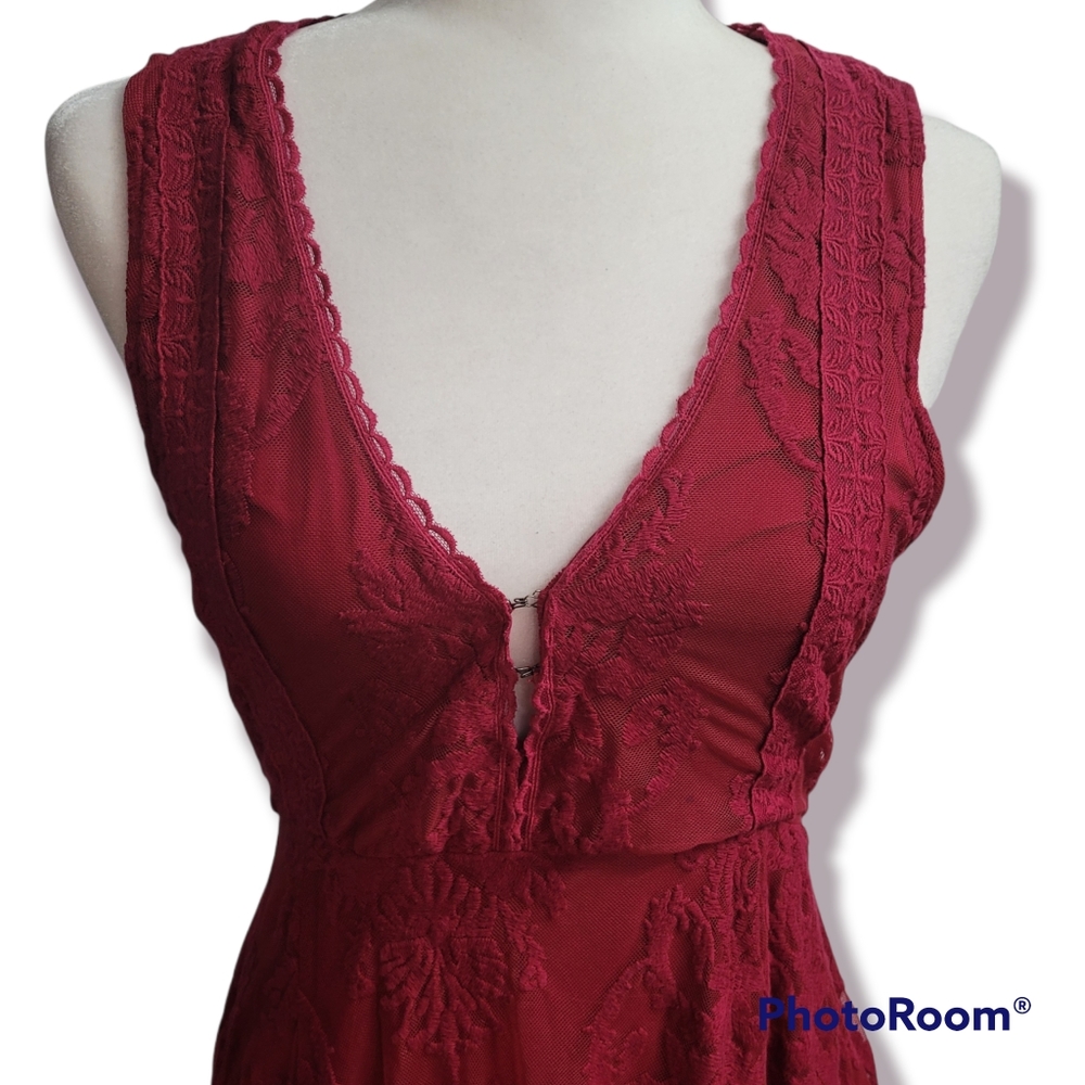 Free People Rein Over Me Lace Embroidered Dress - Picture 4 of 11